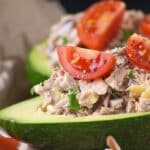 tuna avocado boats