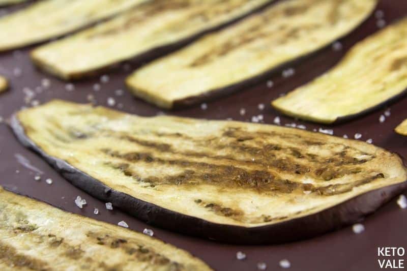 bake eggplant slices