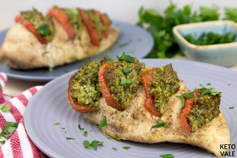 bake ricotta chicken sprinkle parsley