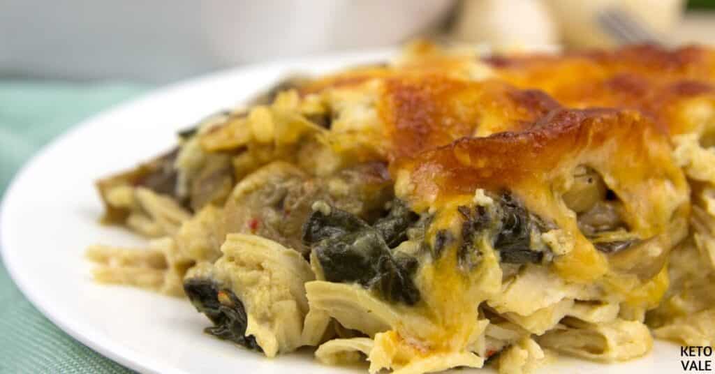 chicken spinach mushroom casserole