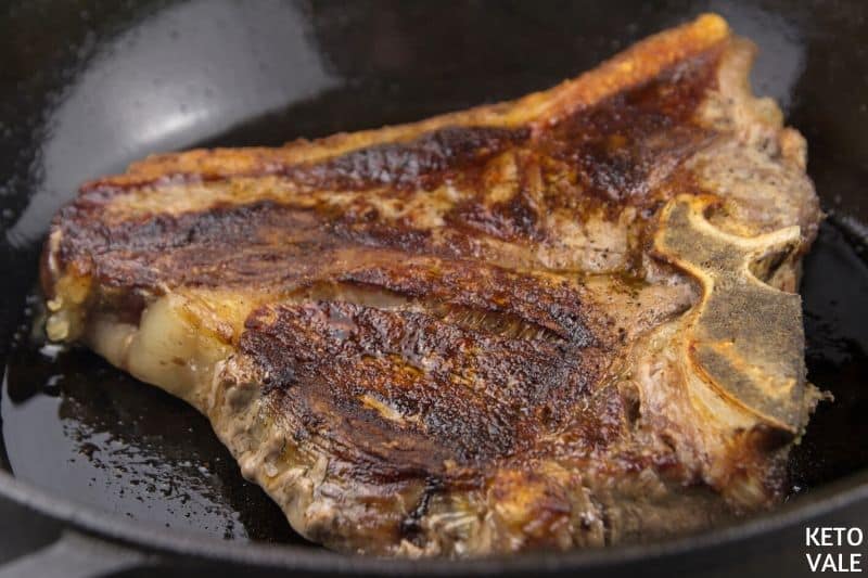 cook steak cast iron