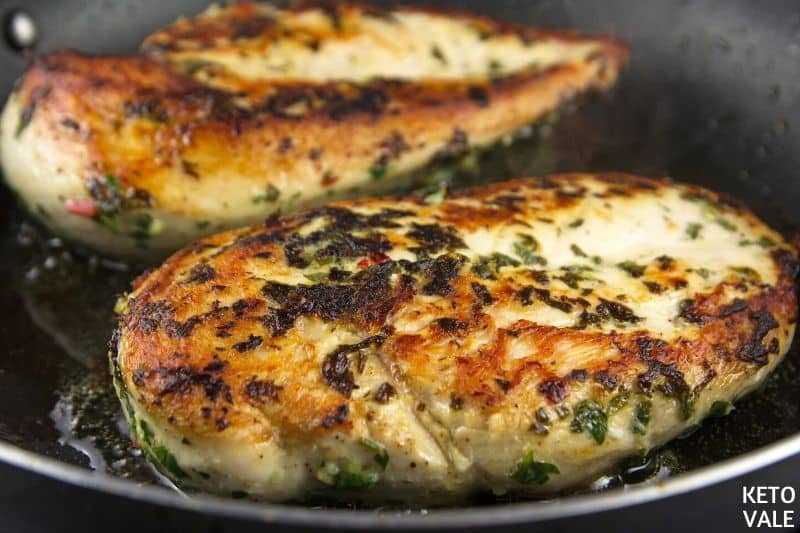 fry chimichurri chicken