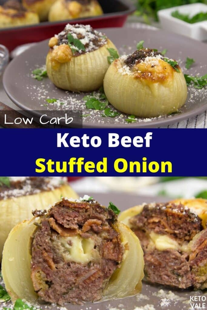 keto beef stuffed onion