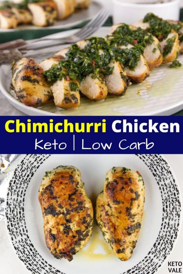 Easy Chimichurri Chicken - Moist Juicy and Tender (Video Recipe) | KetoVale