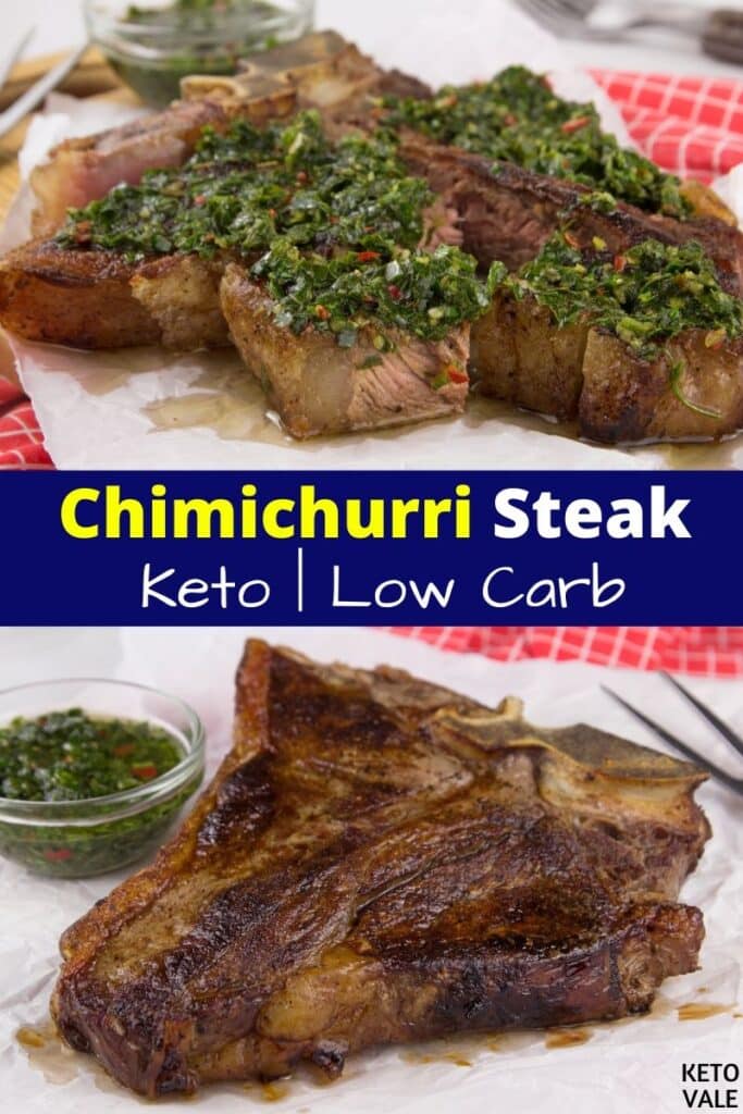 keto chimichurri steak