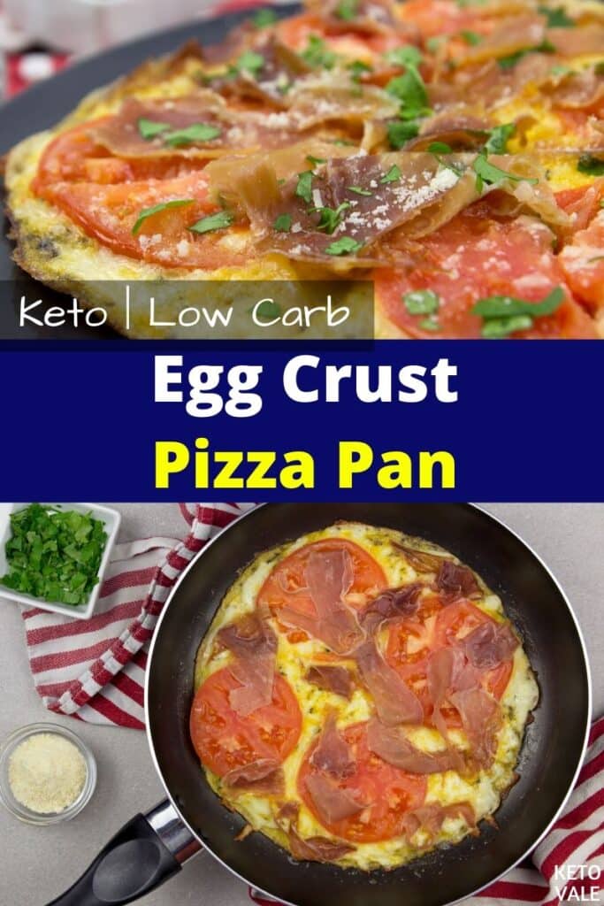 keto egg crust pizza pan