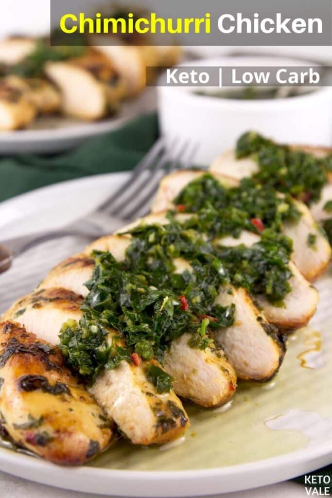 low carb chimichurri chicken