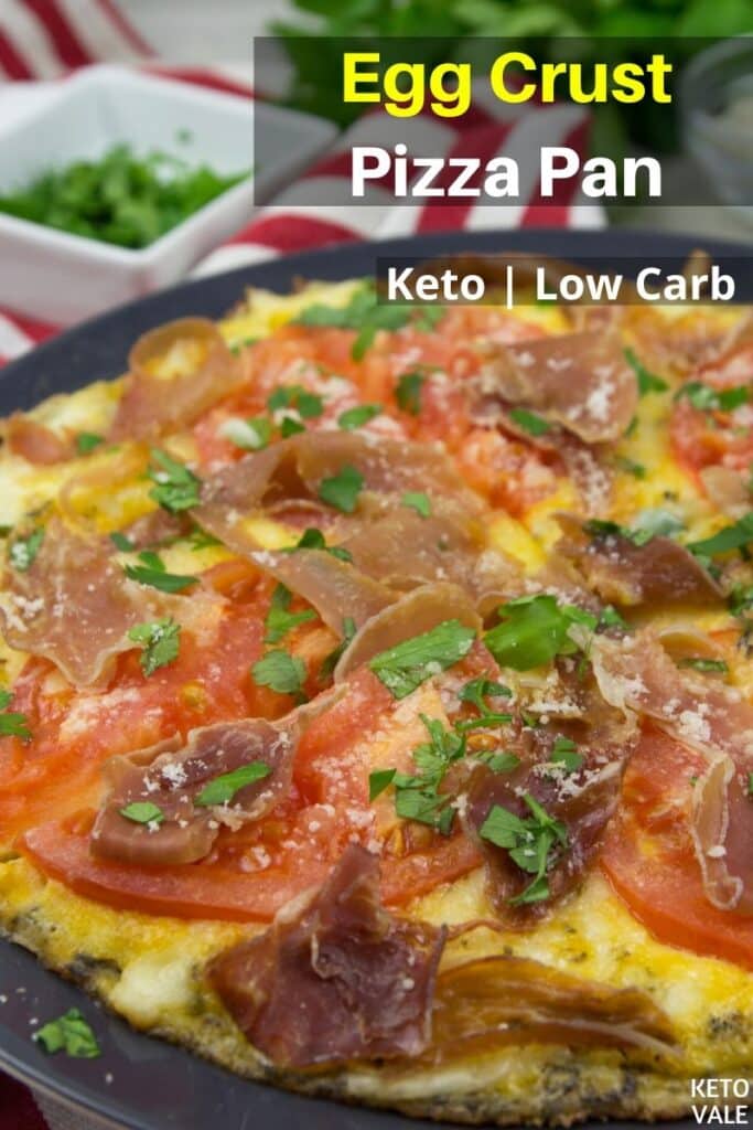 low carb egg crust pizza pan