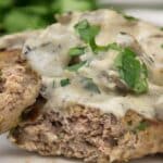 mushroom gravy burger patties