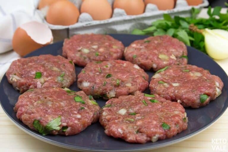 Keto Mushroom Gravy Beef Burger Patties KetoVale