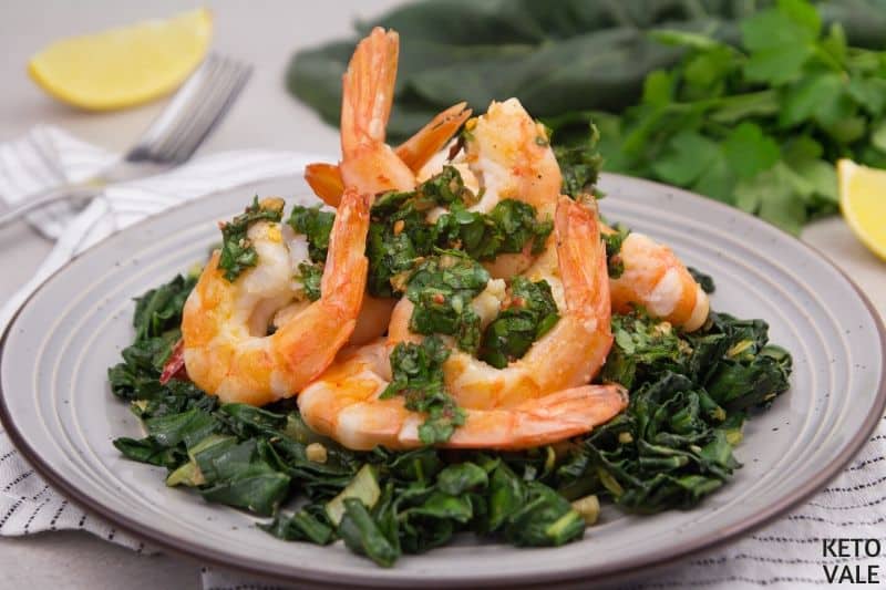 serve shrimp with gremolata dressing