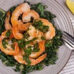 shrimp with gremolata dressing