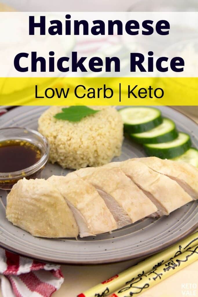 keto hainan chicken rice