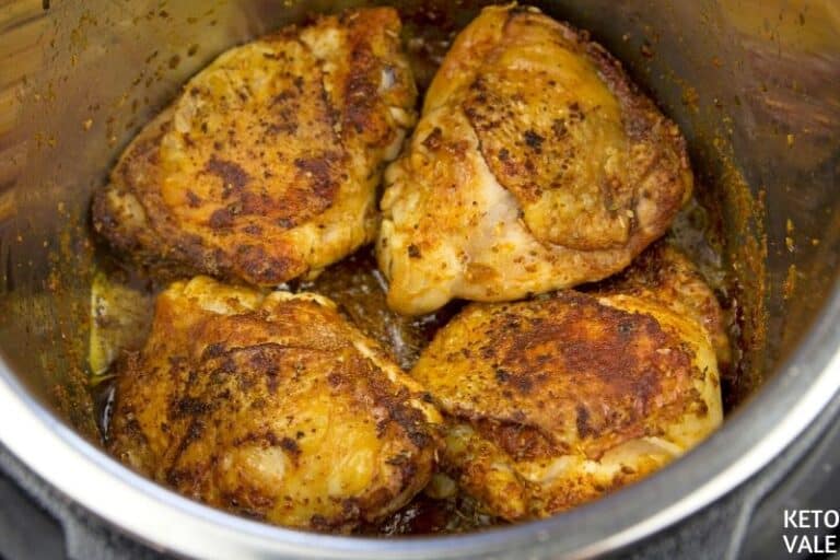 Easy Instant Pot FallOffTheBone Chicken Thighs Low Carb Keto Recipe