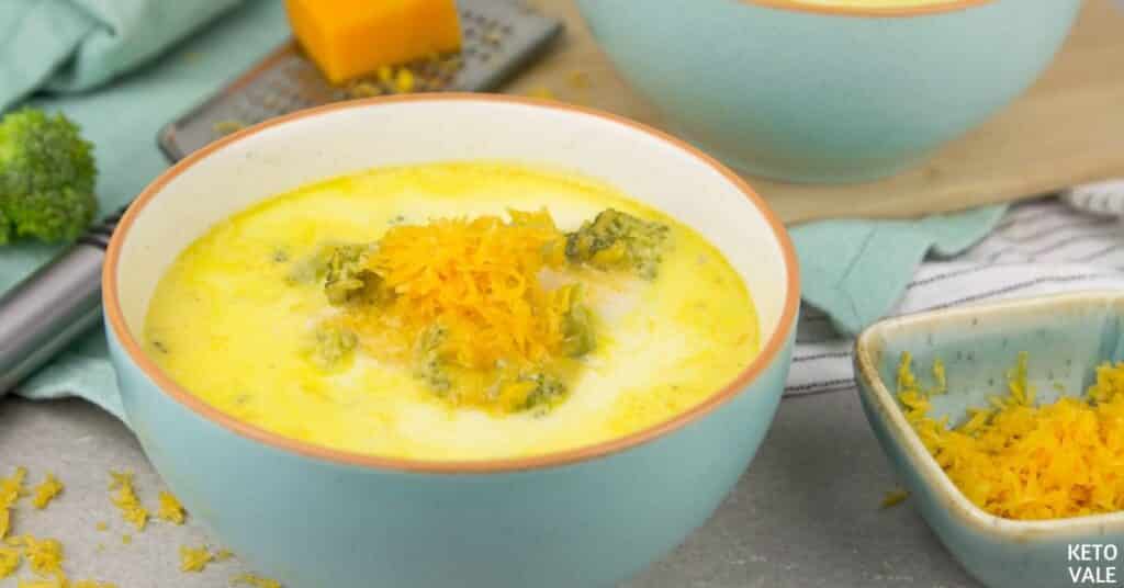 keto instant pot broccoli cheese soup
