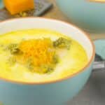 keto instant pot broccoli cheese soup