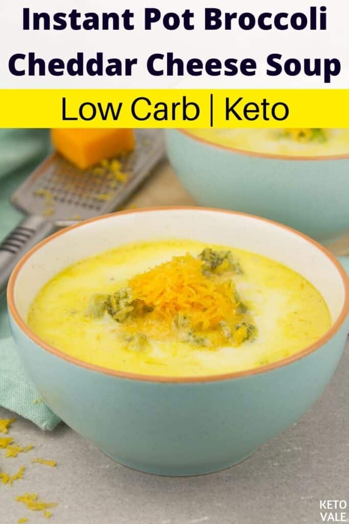 keto instant pot broccoli cheese soup