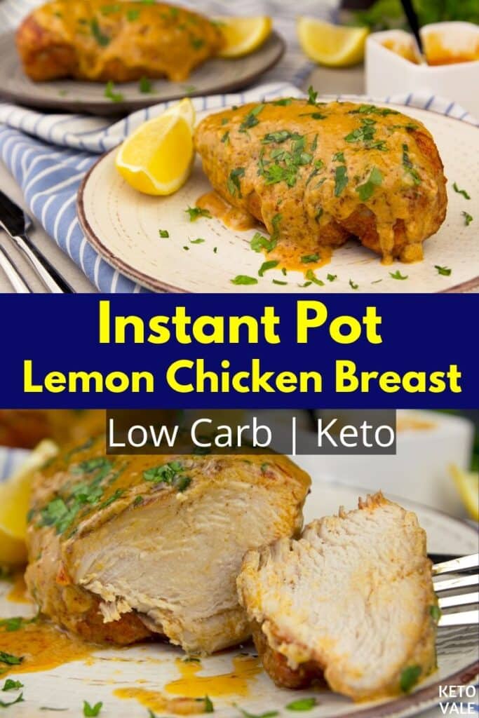 low carb instant pot lemon chicken breast