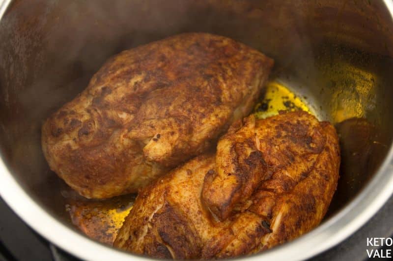 saute chicken in instant pot