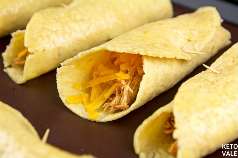 secure taquitos with toothpicks