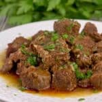 instant pot spicy butter steak bites