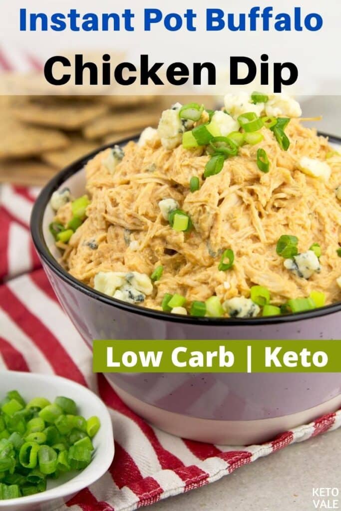 keto instant pot buffalo chicken dip