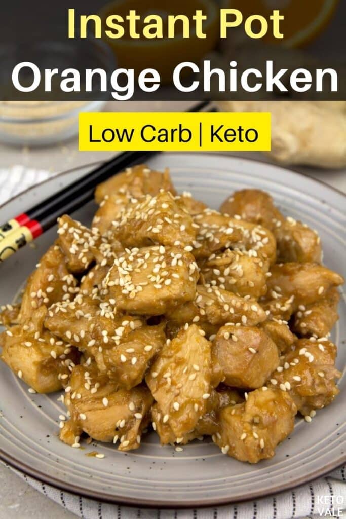 low carb instant pot orange chicken