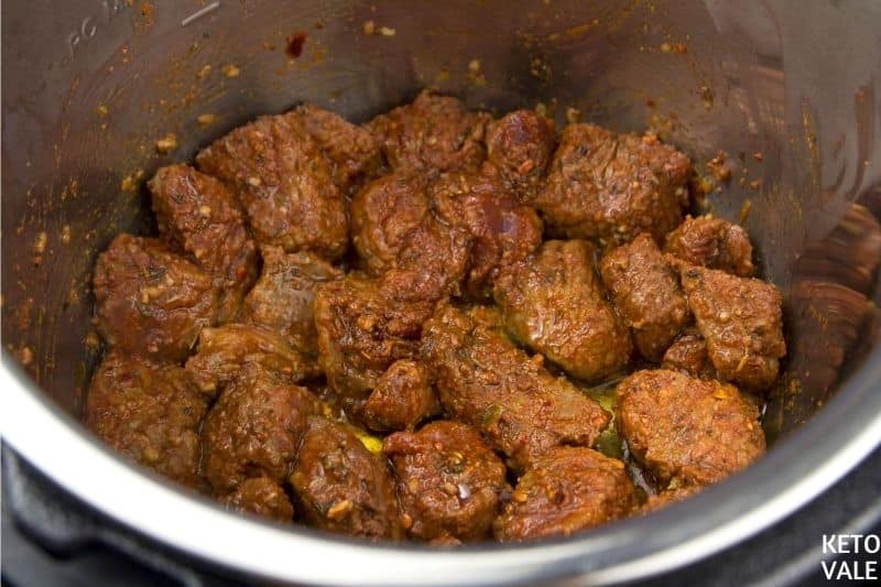 saute beef in instant pot