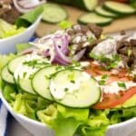 keto beef shawarma bowl