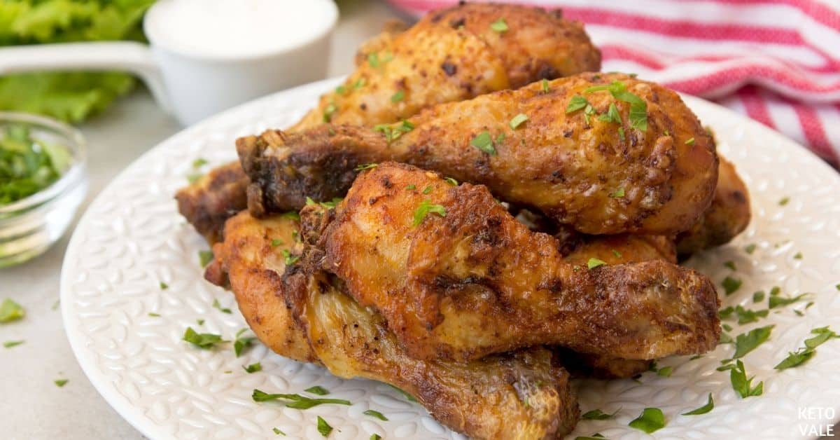 Keto Air Fry Chicken Drumsticks