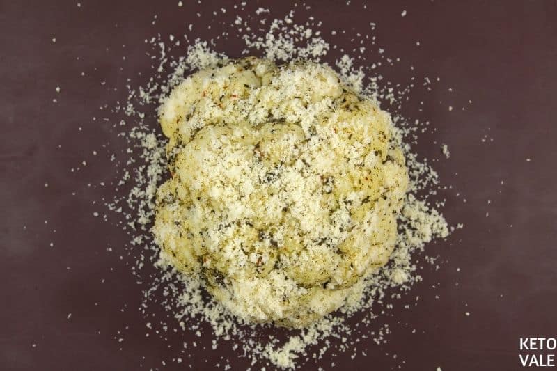 bake cauliflower with parmesan