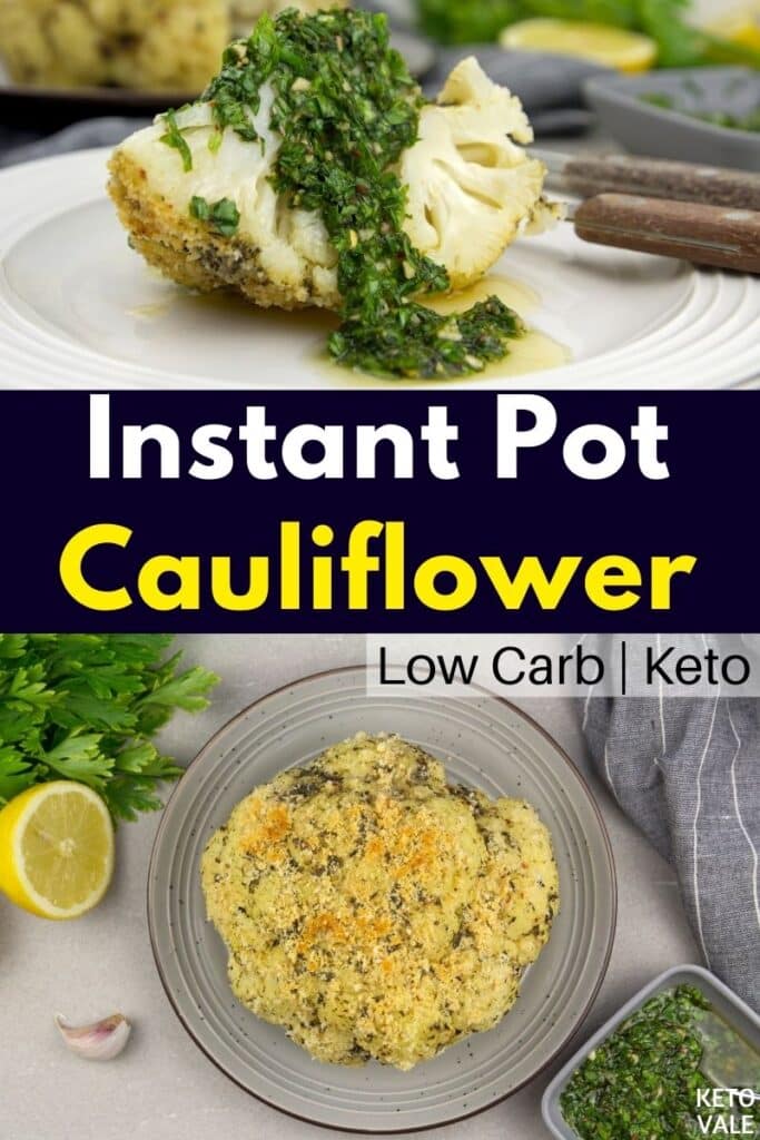 low carb instant pot cauliflower