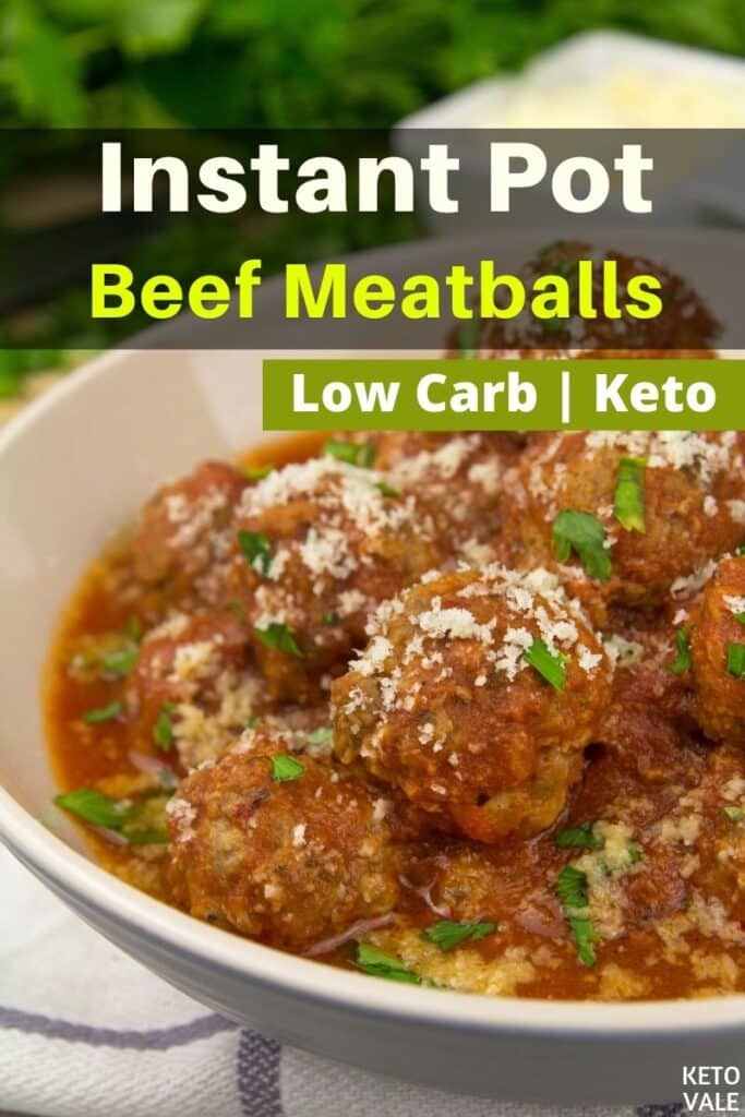 low carb instant pot meatballs