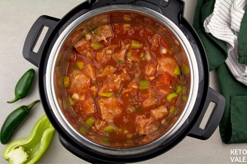 cook pork stew in instant pot