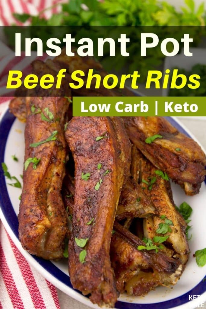 low carb instant pot beef ribs