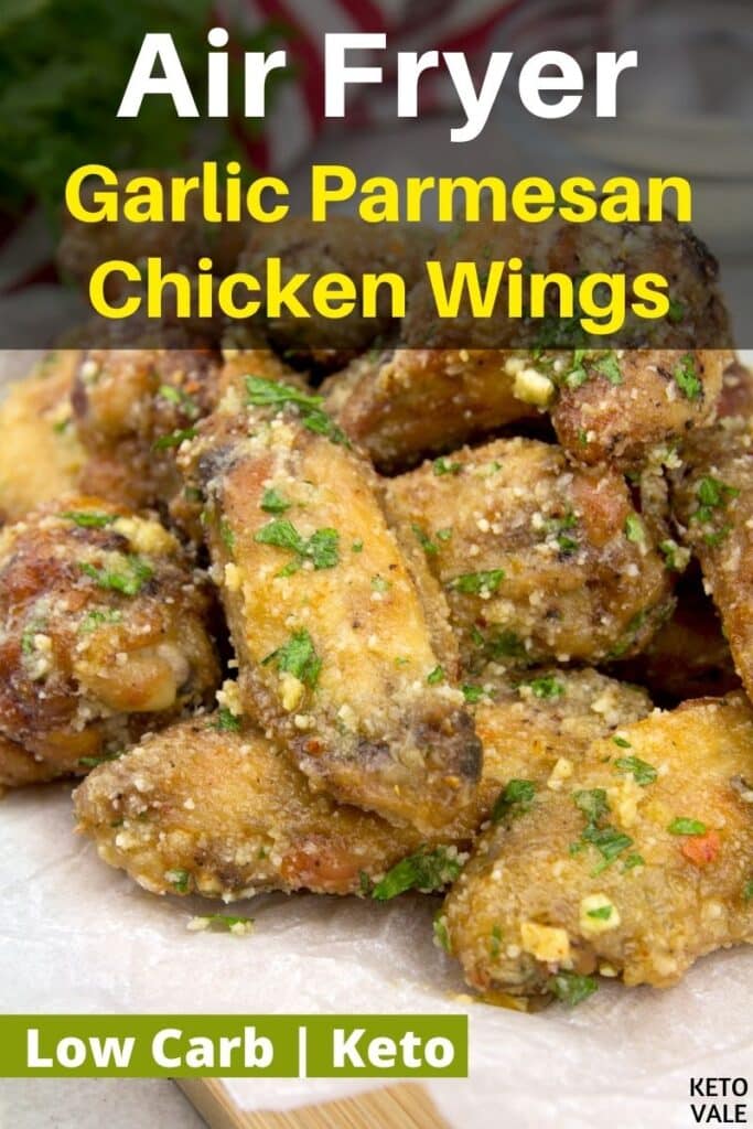 keto air fryer parmesan wings