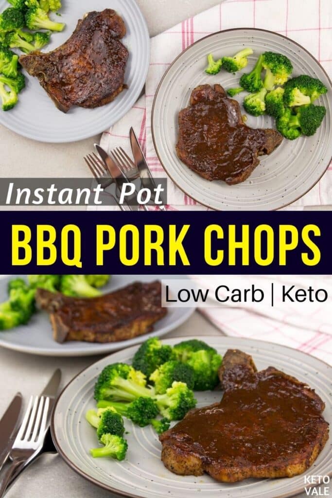 keto instant pot bbq pork chops