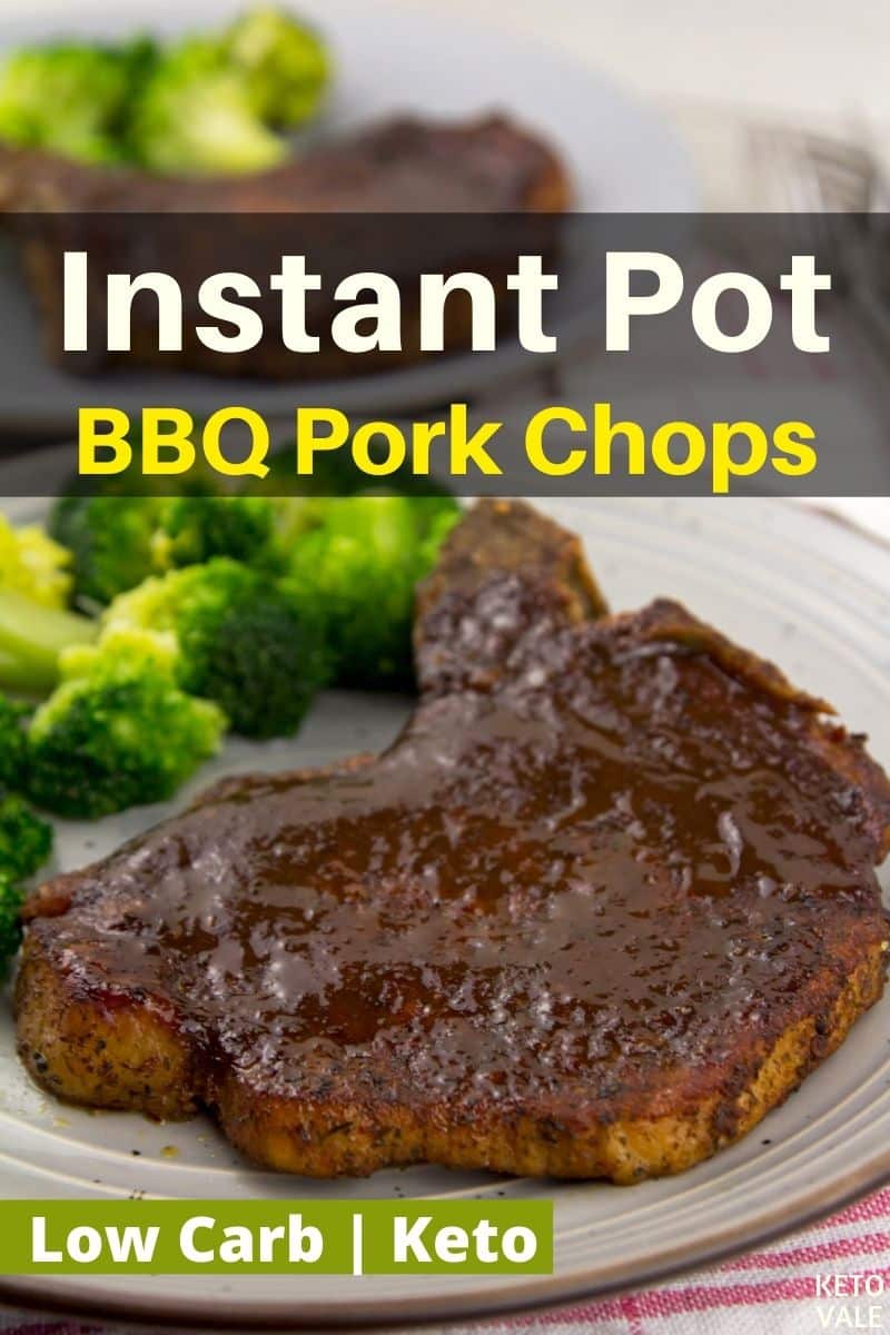 Keto Instant Pot BBQ Pork Chops Low Carb Recipe | KetoVale