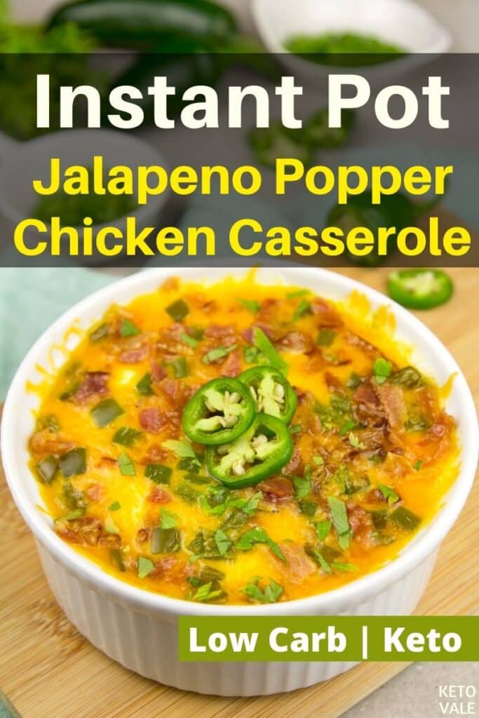 low carb instant pot chicken casserole