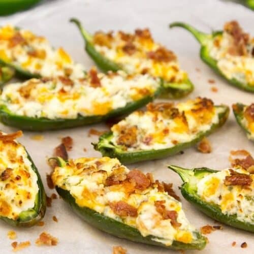 Keto Air Fryer Cream Cheese Stuffed Jalapeno Poppers Low Carb Recipe