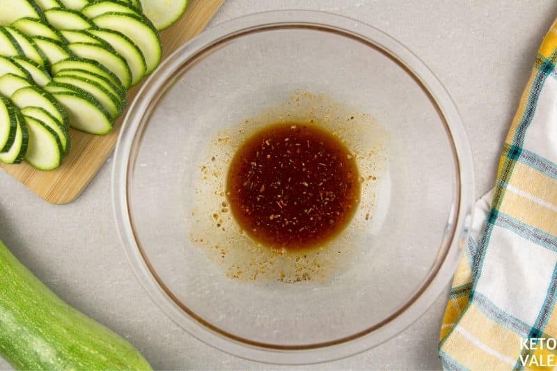 cut zucchini into slices