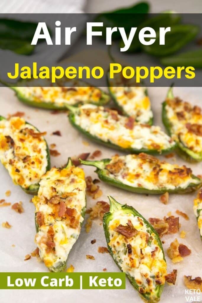 keto air fryer jalapeno poppers