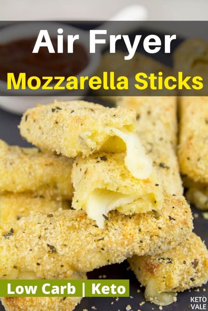 keto mozzarella sticks air fryer