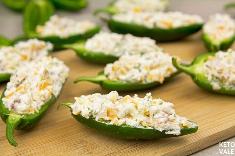 stuff cream cheese in jalapenos