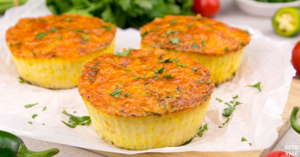 Easy Air Fryer Ham Cheese Egg Bites (1 Net Carb) Low Carb Recipe Keto