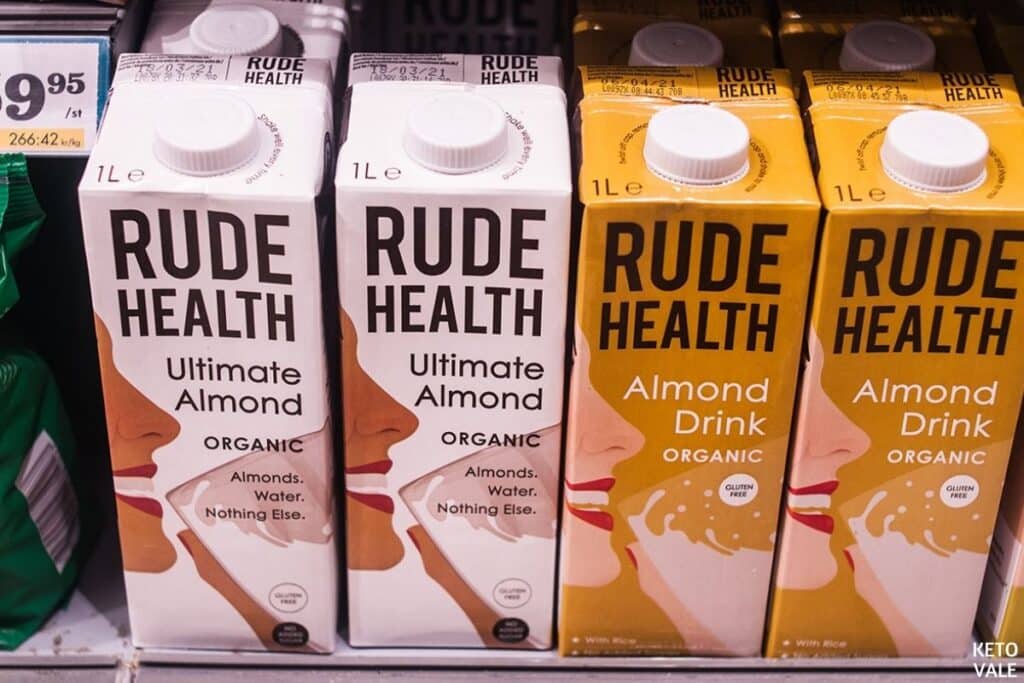 almond milk keto