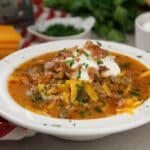 keto cheeseburger soup