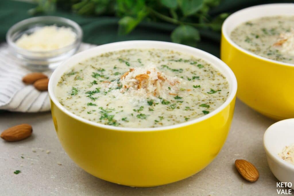 keto cream of broccoli soup