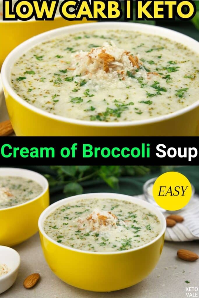 keto creamy broccoli cheese soup
