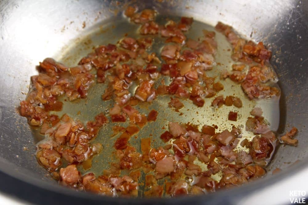 brown bacon bits